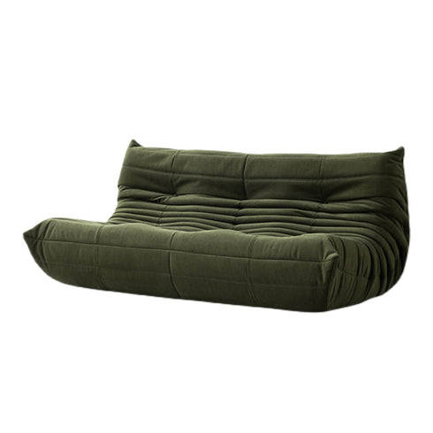 Elvira Velvet 3 Seater Sofa High-back Couch