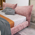 Tory Velvet Fabric Luxury Adjustable Headboard Bed Frame