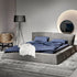 Tessa Modern Suede Fabric Bed Frame