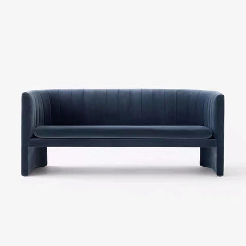 Blair Velvet/Boucle Loveseat Upholstery Sofa Arm Couch