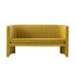 Blair Velvet/Boucle Loveseat Upholstery Sofa Arm Couch