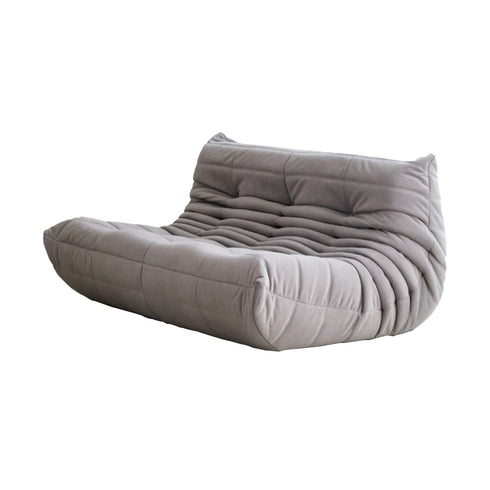 Elvira Velvet High-back Loveseat Sofa Design Couch