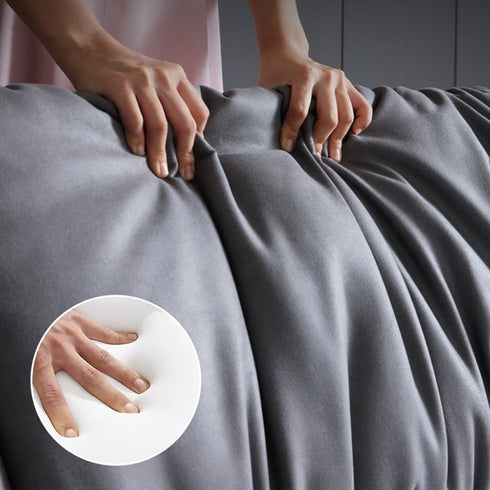 Easton Suede Fabric Luxury Bed Frame