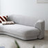 Glen Velvet Fabric Curved 3 Seater Sofa Shaped Upholstery Couch