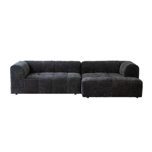 Elina Fabric 3 Seater Arm Sofa 2-Piece Couch