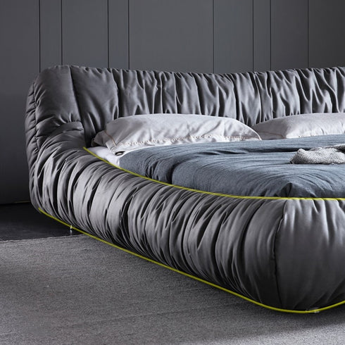 Easton Suede Fabric Luxury Bed Frame