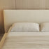 Cesar Suede Fabric Contemporary Minimalist Bed Frame