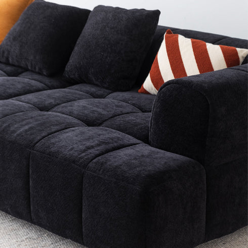 Elina Fabric 3 Seater Arm Sofa 2-Piece Couch