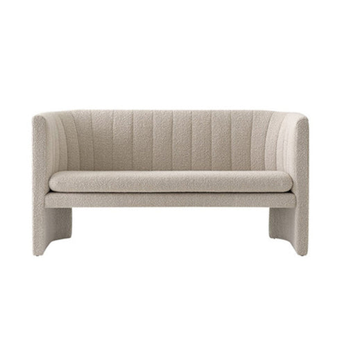 Blair Velvet/Boucle Loveseat Upholstery Sofa Arm Couch