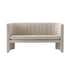 Blair Velvet/Boucle Loveseat Upholstery Sofa Arm Couch