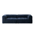 Elina Fabric 3 Seater Arm Sofa 2-Piece Couch