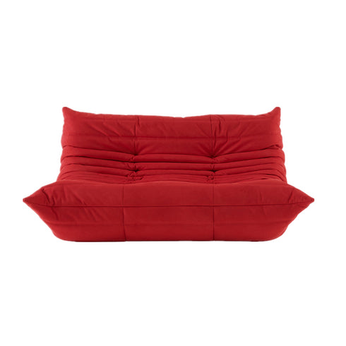 Elvira Velvet High-back Loveseat Sofa Design Couch