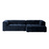 Elina Fabric 3 Seater Arm Sofa 2-Piece Couch