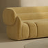 Nyah Velvet 3 Seater Sofa Round Shaped Couch