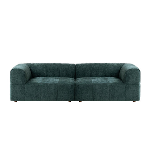 Elina Fabric 3 Seater Arm Sofa 2-Piece Couch