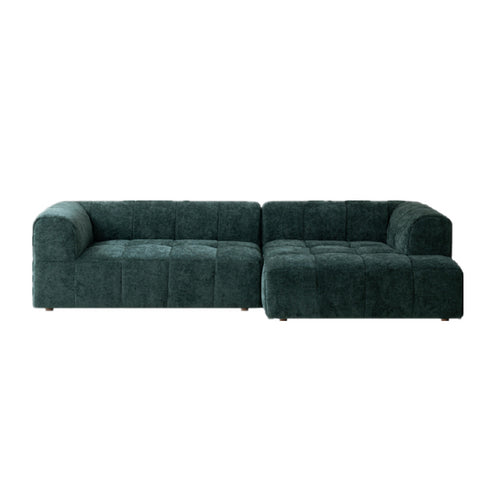 Elina Fabric 3 Seater Arm Sofa 2-Piece Couch