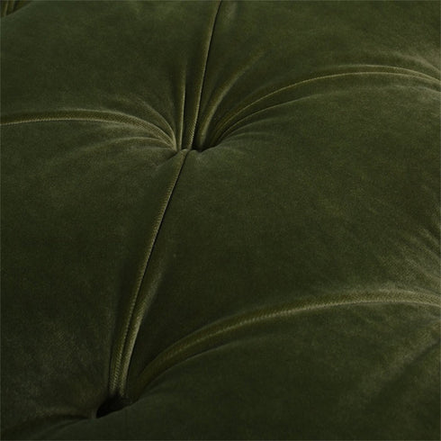 Jolian Green Velvet Recliner Loveseat Sofa Retro Daybed