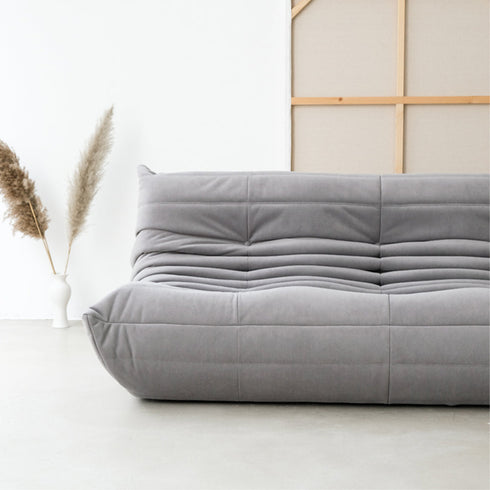 Elvira Velvet High-back Loveseat Sofa Design Couch