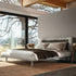 Alexus Suede Fabric Modern Bed Frame