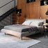 Alexus Suede Fabric Modern Bed Frame