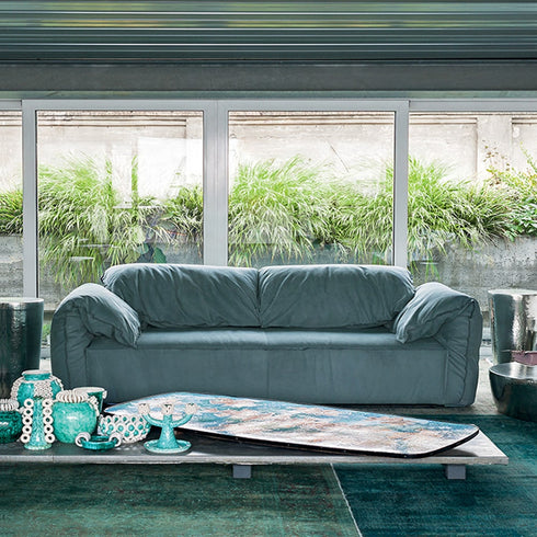 Alison Suede Fabric Luxury 3 Seater Sofa Modern Couch