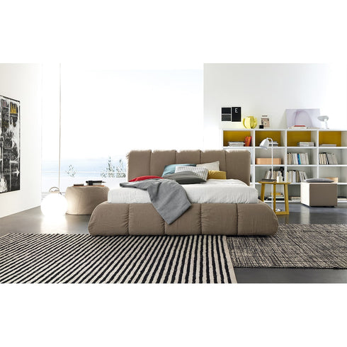 Almonzo Velvet Simple Modern Upholstered Bed Frame