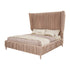 Amore Luxury Velvet Fabric High Headboard Bed Frame