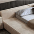 Anais Rectangular Headboard Suede Fabric Bed Frame