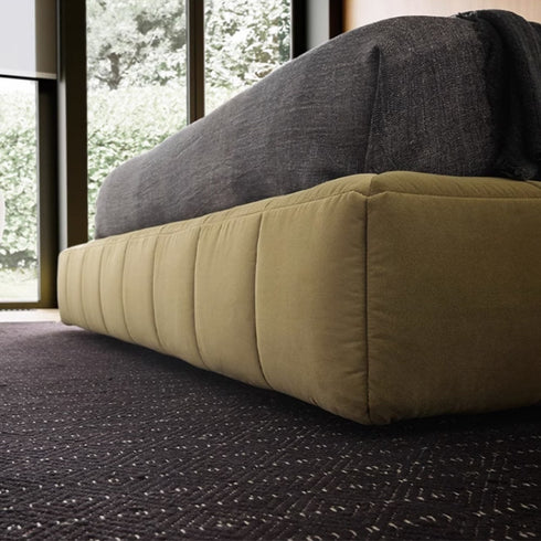 Aramina Velvet Wide Headboard Luxury Bed Frame