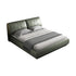 Carl Stain Resistant Microfiber Leather Bed Frame