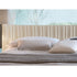 Armel Velvet Modern Stripe Pattern Headboard Bed Frame