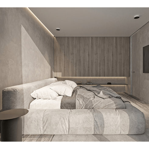 Astrid Velvet Fabric Low Headboard Bed Frame