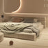 Aurora Matte Tech Cloth Contemporary Low Headboard Bed Frame
