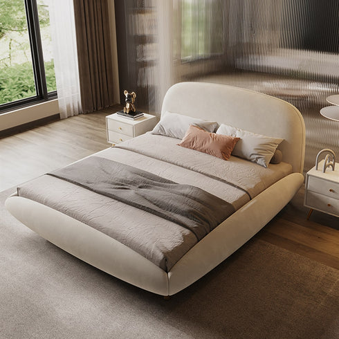 Bailey Boucle/Velvet Bed Frame