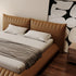 Baltenis Microfiber Leather Modern Upholstered Bed Frame