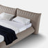 Baltenis Microfiber Leather Modern Upholstered Bed Frame
