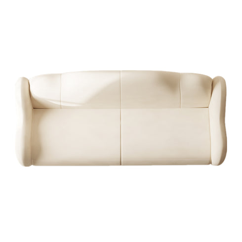 Beasley Beige Technical Fabric 3 Seater Sofa Curved Arm Sofa