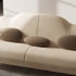 Beasley Beige Technical Fabric 3 Seater Sofa Curved Arm Sofa