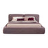 Behitha Suede Fabric Modern Simple Upholstered Bed Frame