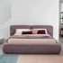 Behitha Suede Fabric Modern Simple Upholstered Bed Frame