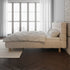 Belen Velvet Fabric Minimalist Bed Frame