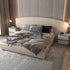 Bellamy Suede Fabric Wide Headboard Luxury Bed Frame