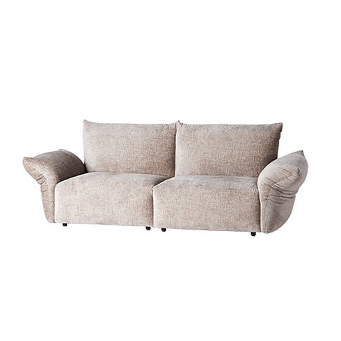 Bence Fabric 3 Seater Sofa Adjustable Arm Modern Couch