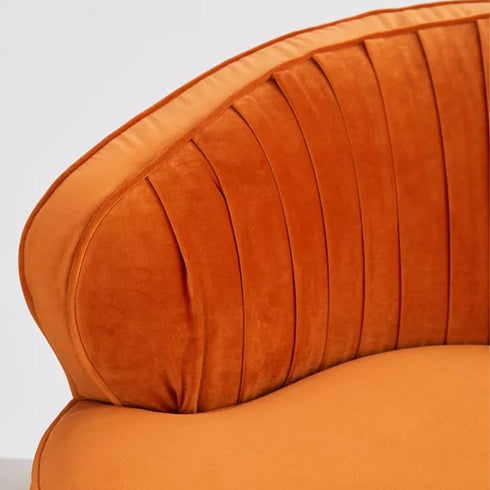 Beres Velvet Vintage 3 Seater Sofa Arm Couch