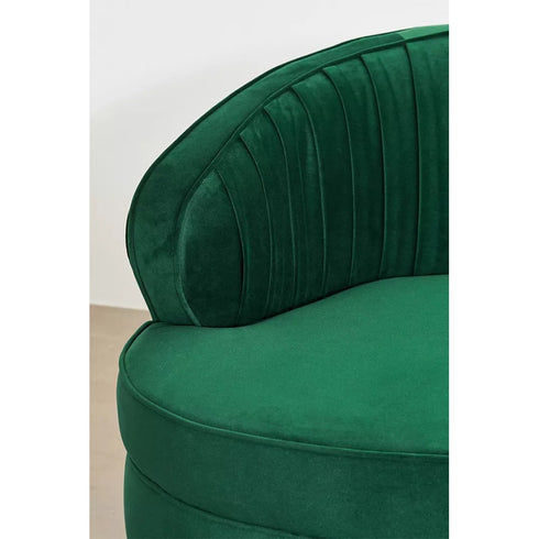 Beres Velvet Vintage 3 Seater Sofa Arm Couch