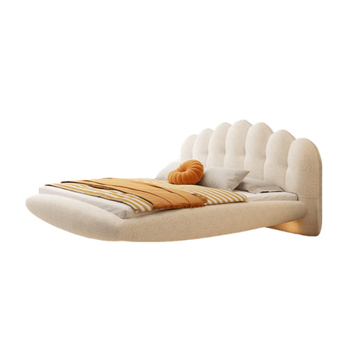 Bianca Boucle Floating Bed Frame