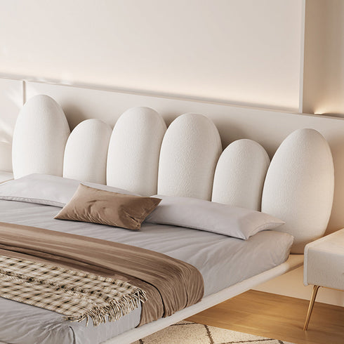 Kate Boucle Special Design Headboard Floating Bed Frame