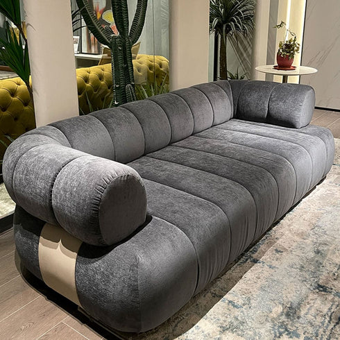 Bradley Fabric 3 Seater Arm Sofa Modern Designer Couch