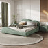 Bryant Suede Fabric Curved Design Bed Frame