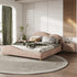 Bryant Suede Fabric Curved Design Bed Frame